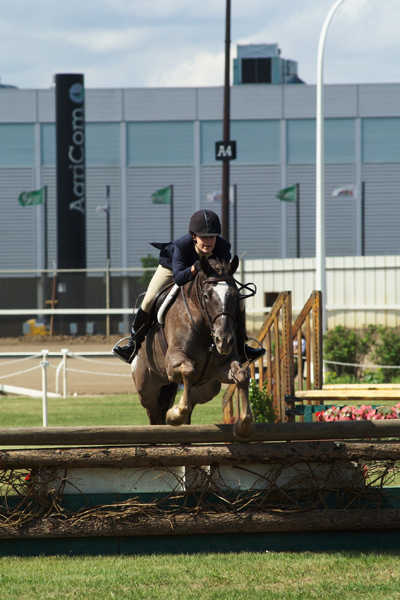 Luke at Northlands Horse Show 2003